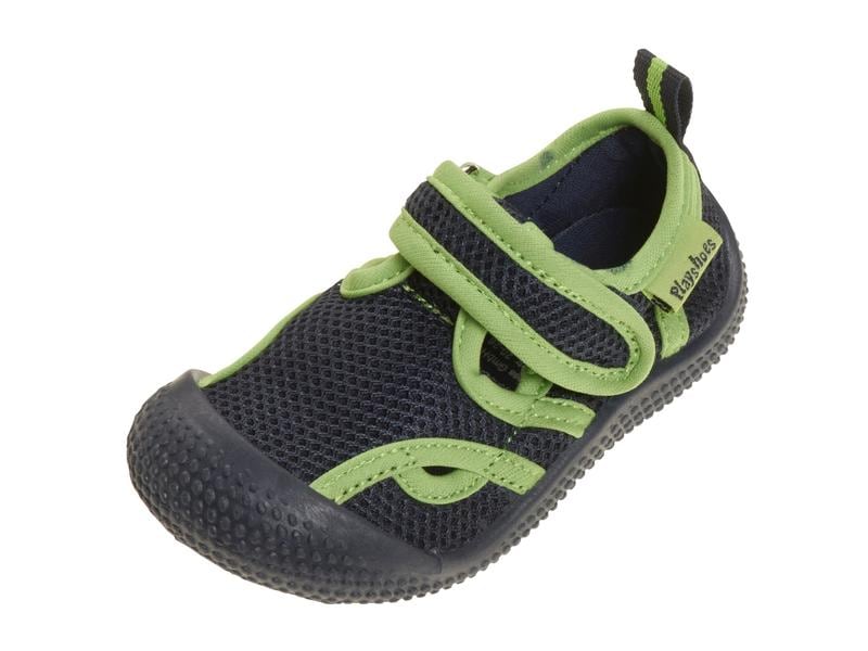 Playshoes Badeschuhe Sandale Marine/Grün Gr. 20-21 Aqua-Sandale für Kinder