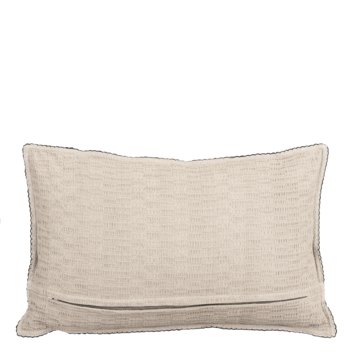 Sierkussen ruit crème -  l55xb35xh10cm