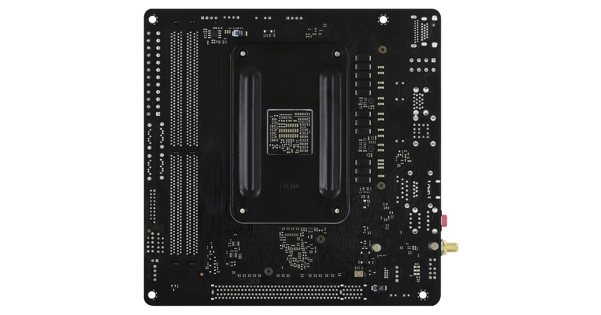 ASRockB550M-ITX/ac socket AM4 moederbord  (Zwart/grijs, RAID, Gb-LAN, WiFi 5, BT, Sound, Mini-ITX)