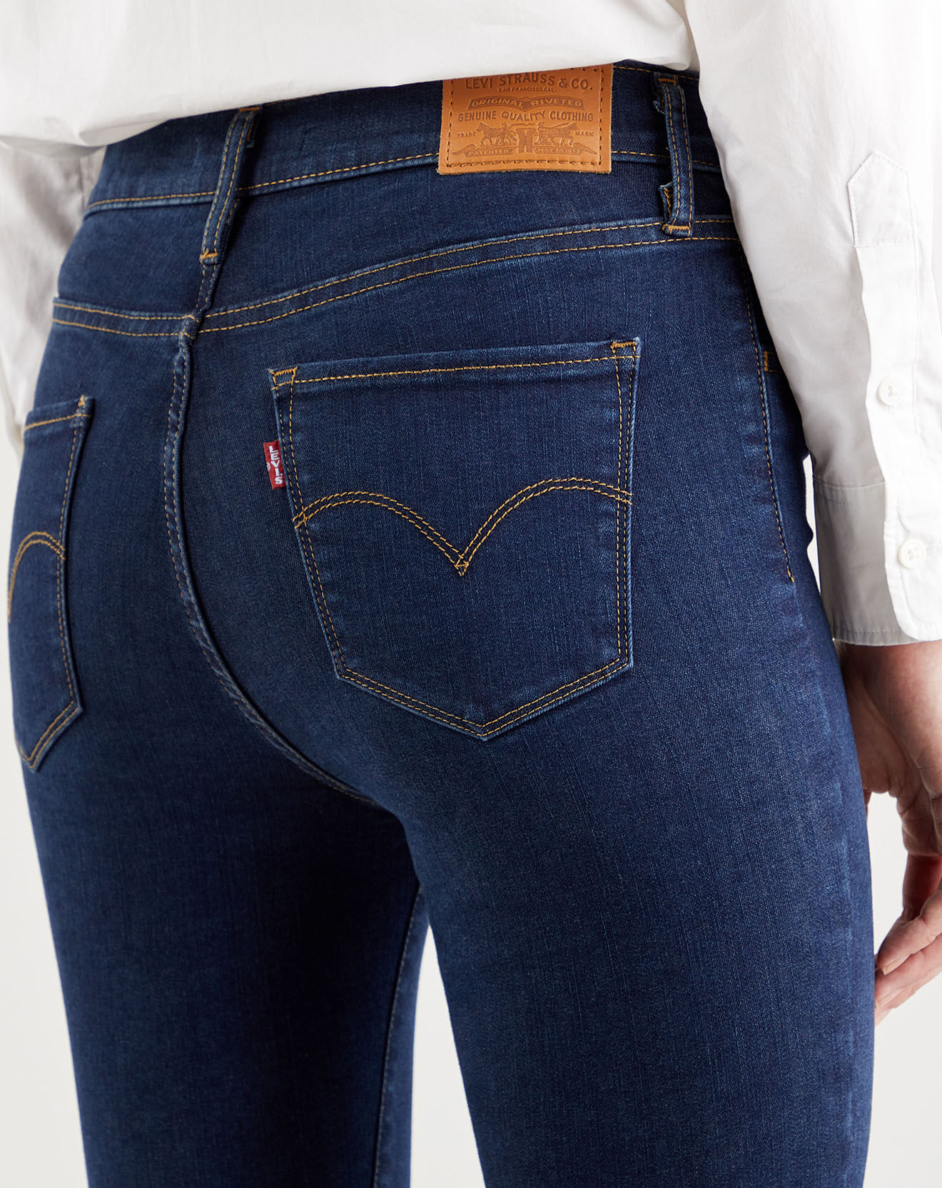 Levi's® Jean 720 Hirise Super Skinny sculpt Echo B bleu