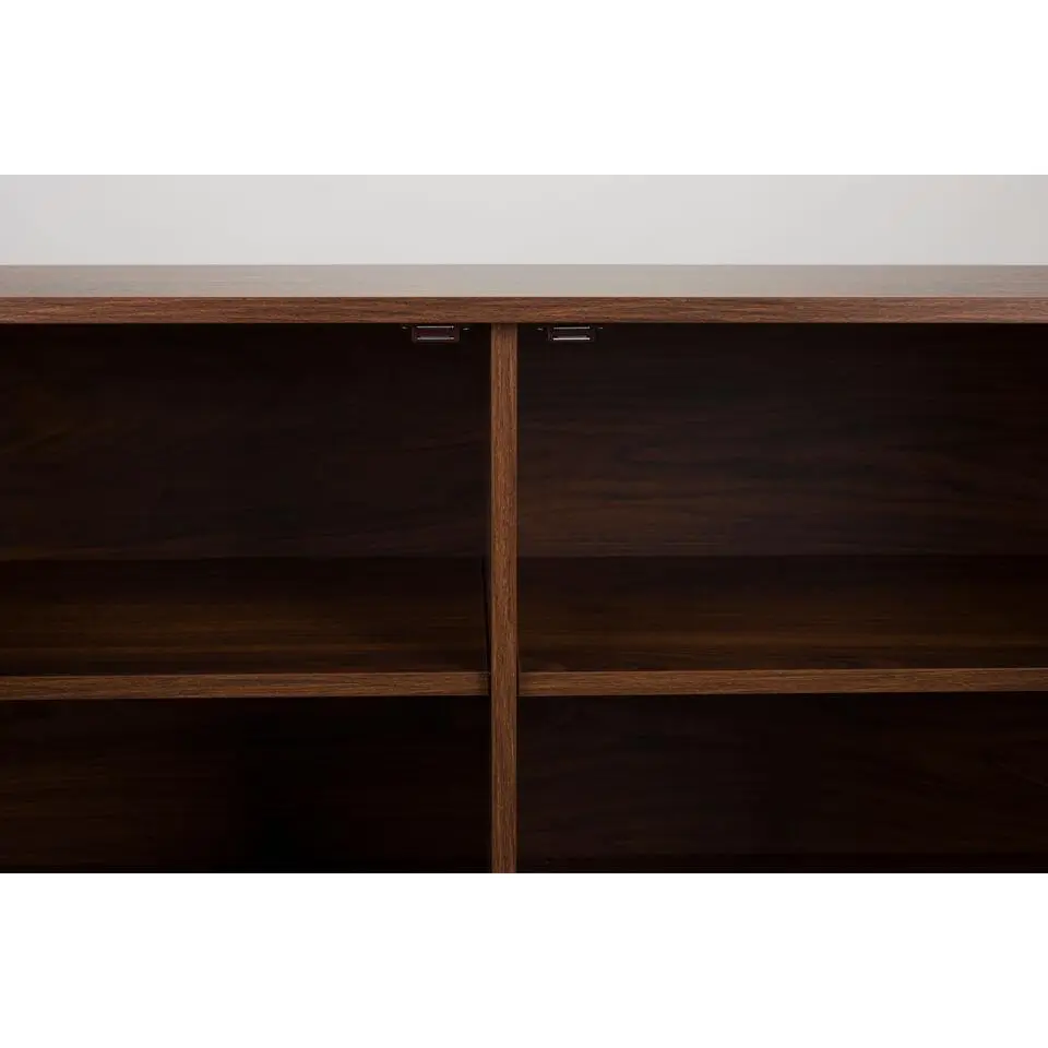 Housecraft Living Flux Opbergkast Laag Walnoot - Bruin