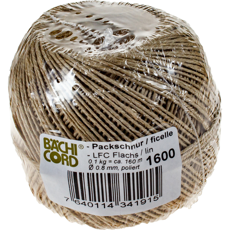 Bächi-Cord Schnur LFC, poliert, 160 m