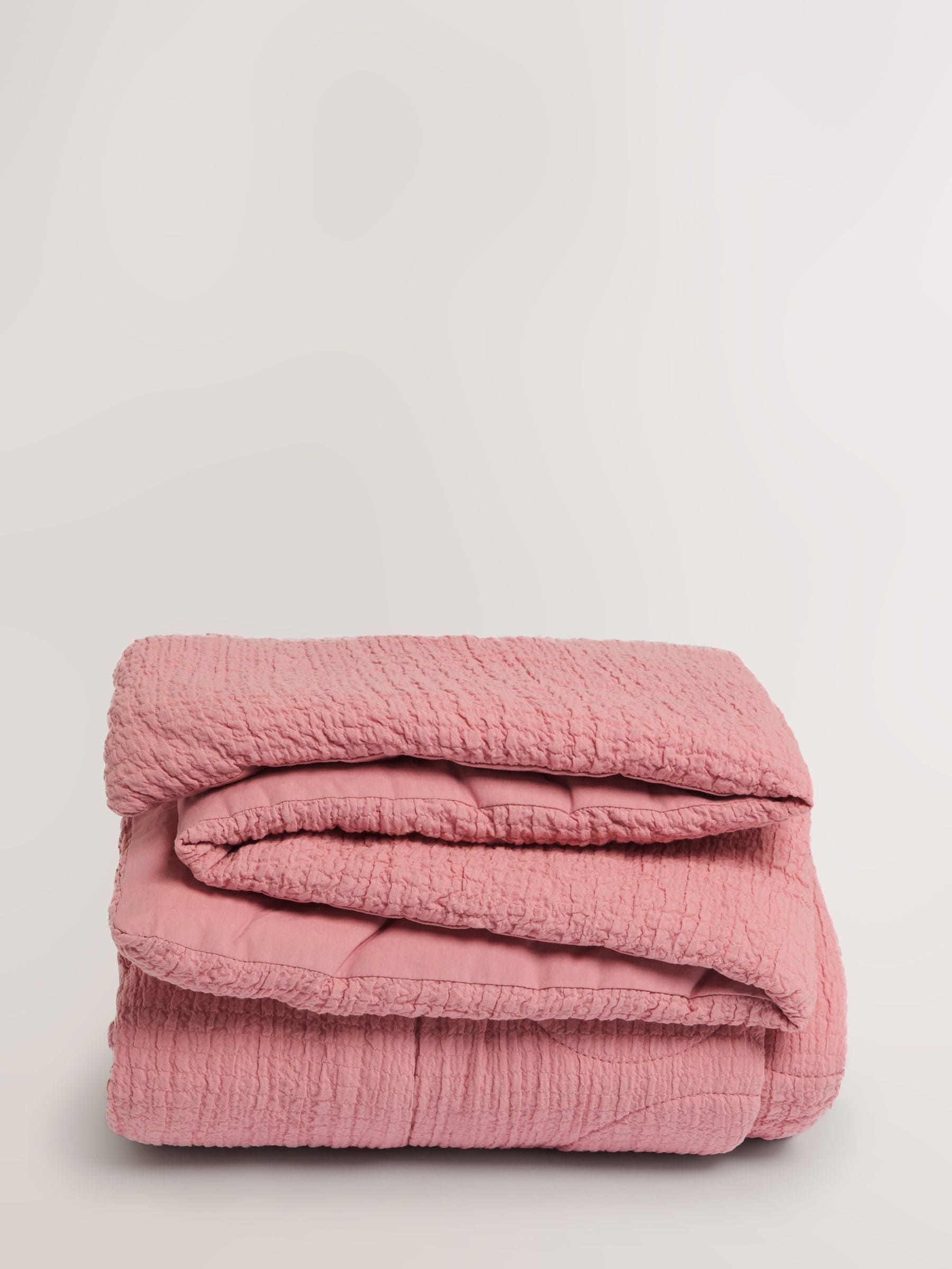 Doorgestikte 100% katoenen sprei met textuur en madelief