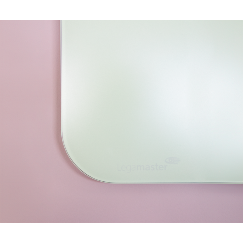 Tableau en verre mat 100x200cm - Sage Green - Coin Arrondi - Legamaster