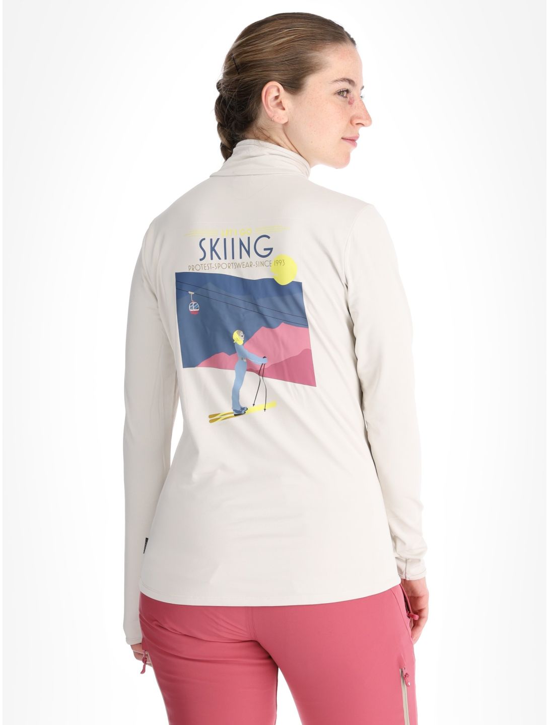 PRTLUNAR 1/4 zip skipully dames