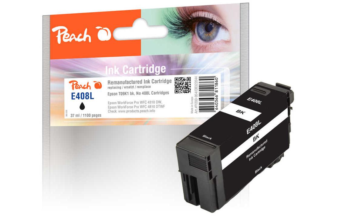 Tinte Epson No. 408L BlackDruckerpatrone, Schwarz