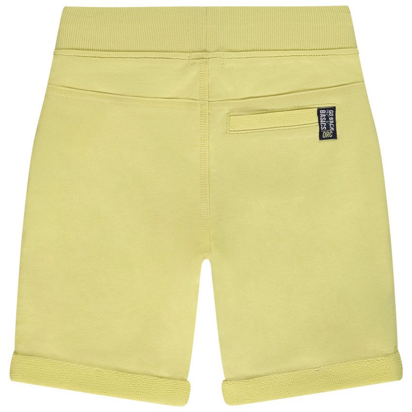 Bermuda en molleton uni pour garçon - Jaune