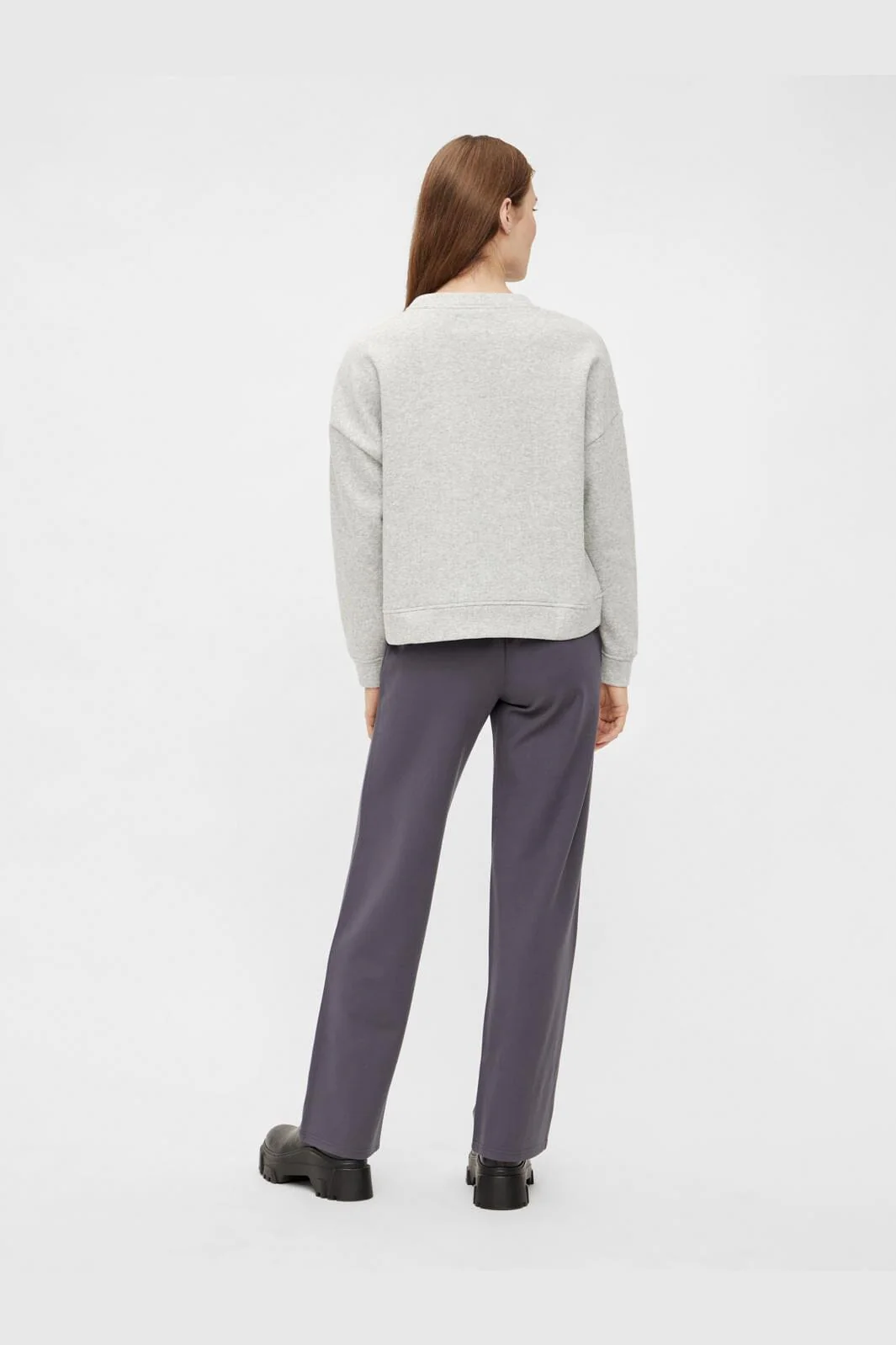 Pieces Pcchilli Ls Sweat 3595554 light grey melange