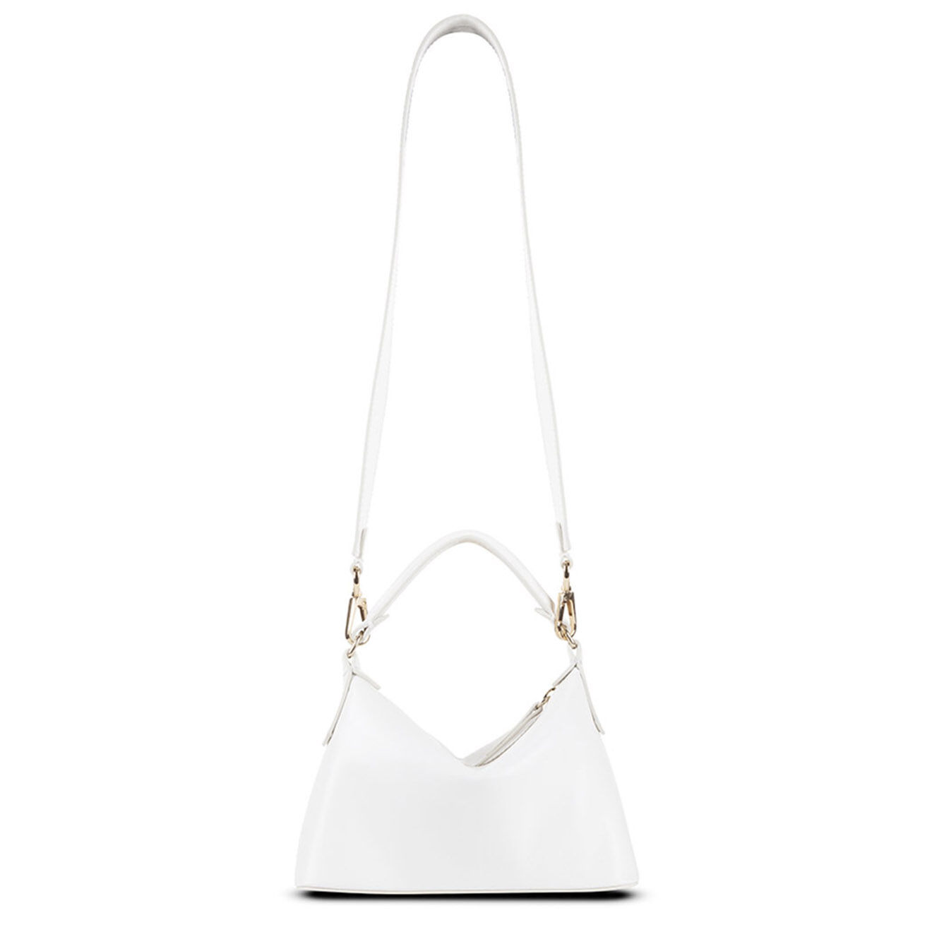 Leonie Hanne x Liu-Jo Sac à main en Cuir Hobo Leonie Hanne X Liu Jo blanc - 26x17x10 cm