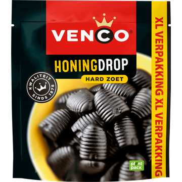 Venco Honingdrop Hard Zoet XL Verpakking 340 g