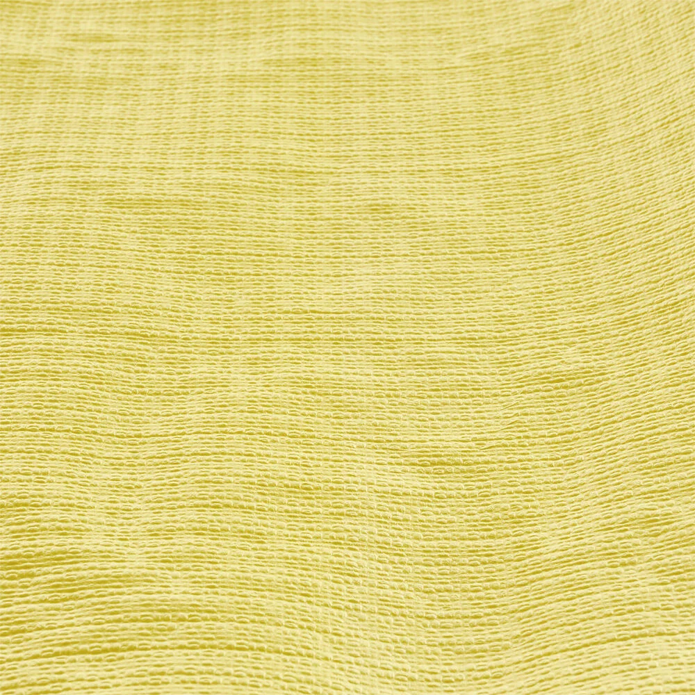 Nappe gauffrée jaune en papier 20m