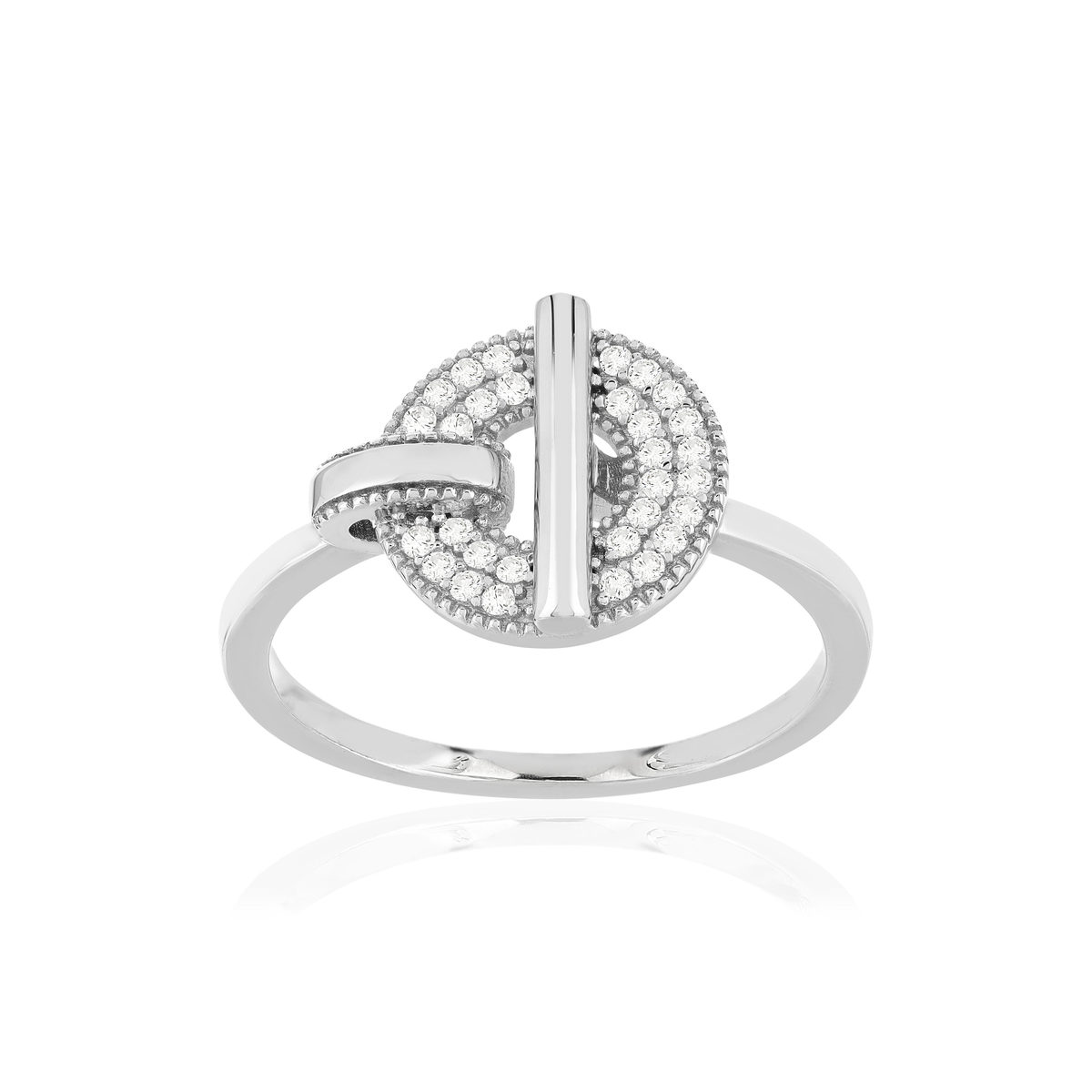 Bague argent 925 zirconias