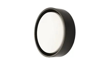 Væg-/Loft Frame Round LED 7W 3000K, 670 lumen, sort, IP65