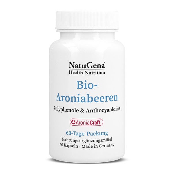 NatuGena® Bio-Aroniabeeren 60Kps.