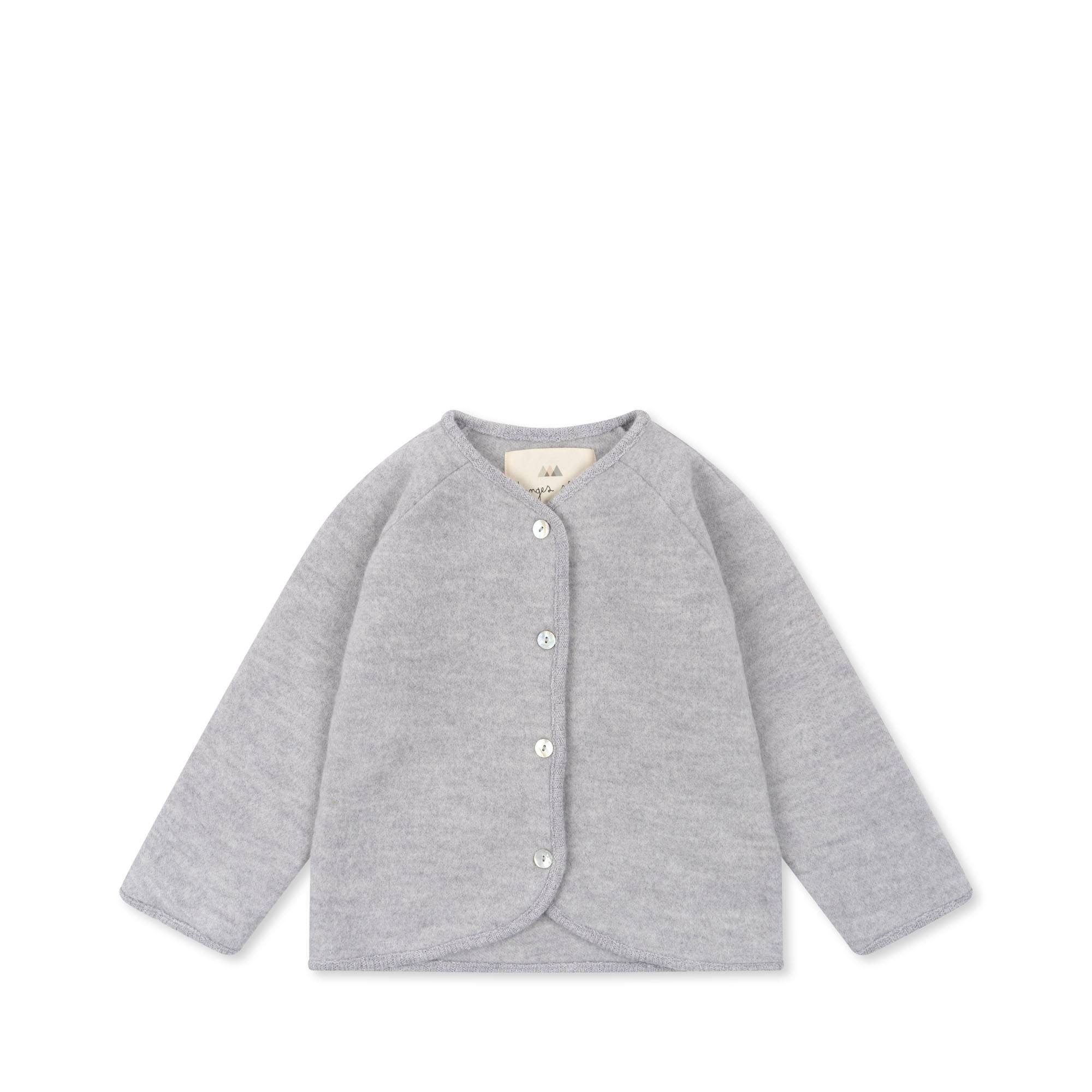 saga cardigan - GREY MELANGE - 2Y