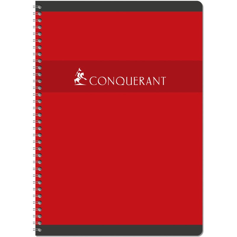 Cahier spirale Conquérant Sept A4 21 x 29,7 cm petits carreaux 100 pages