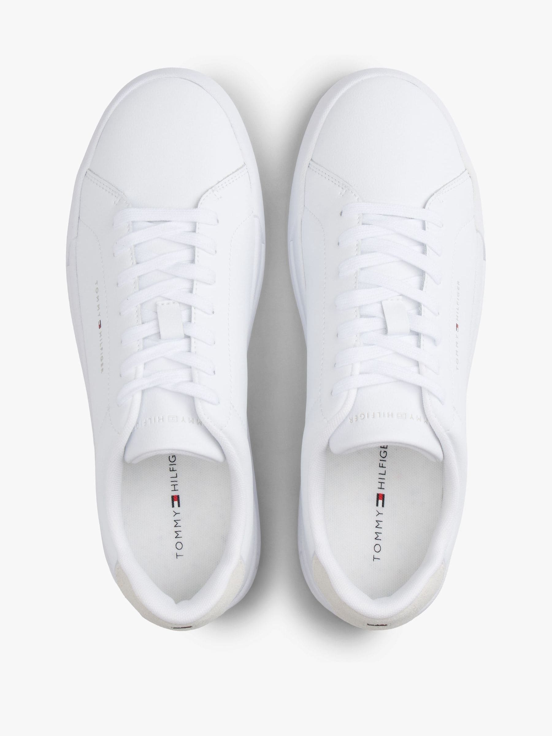 Tommy Hilfiger Logo Court Leather Trainers