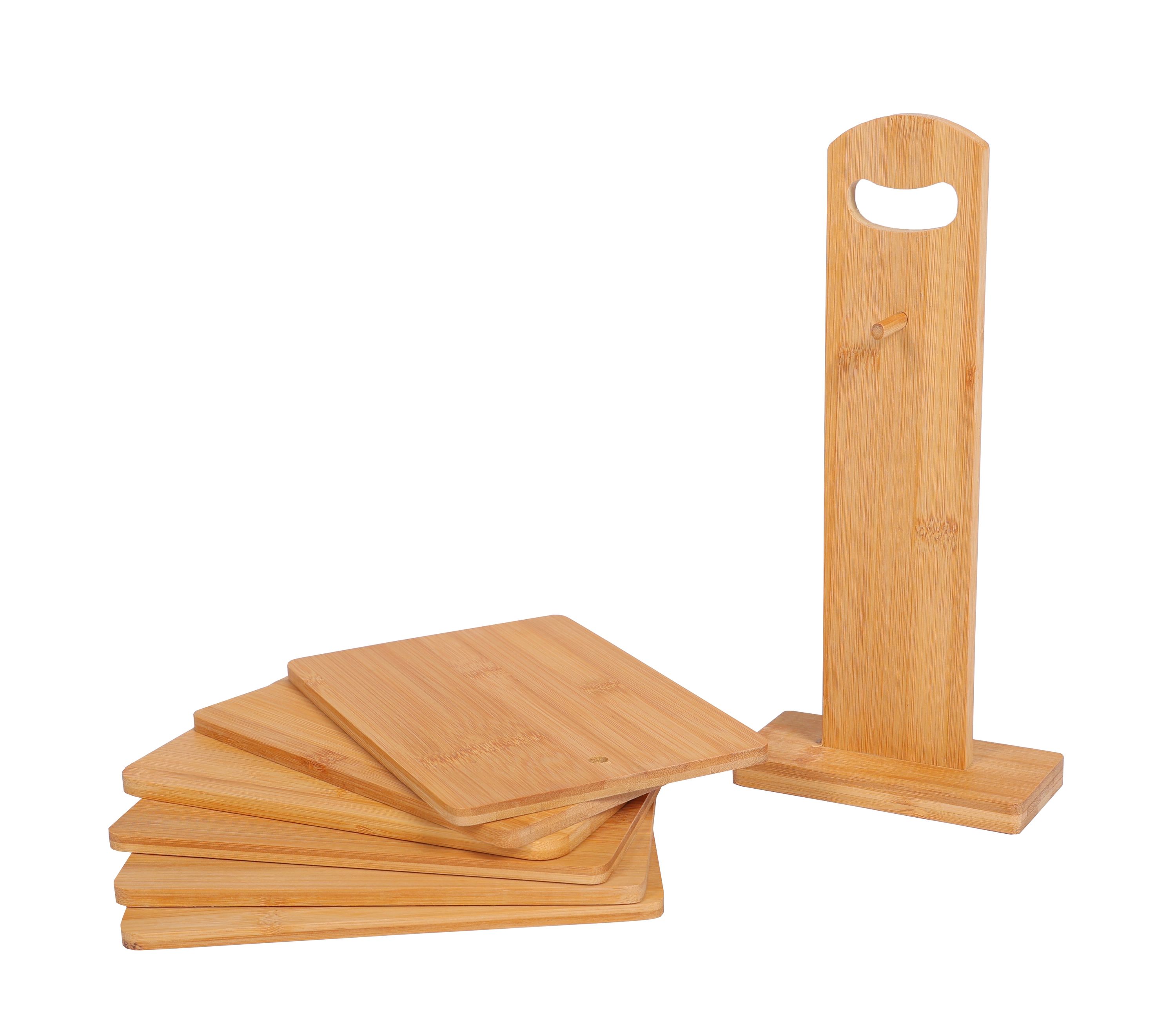 Schneidebrett Bambus 6er Set