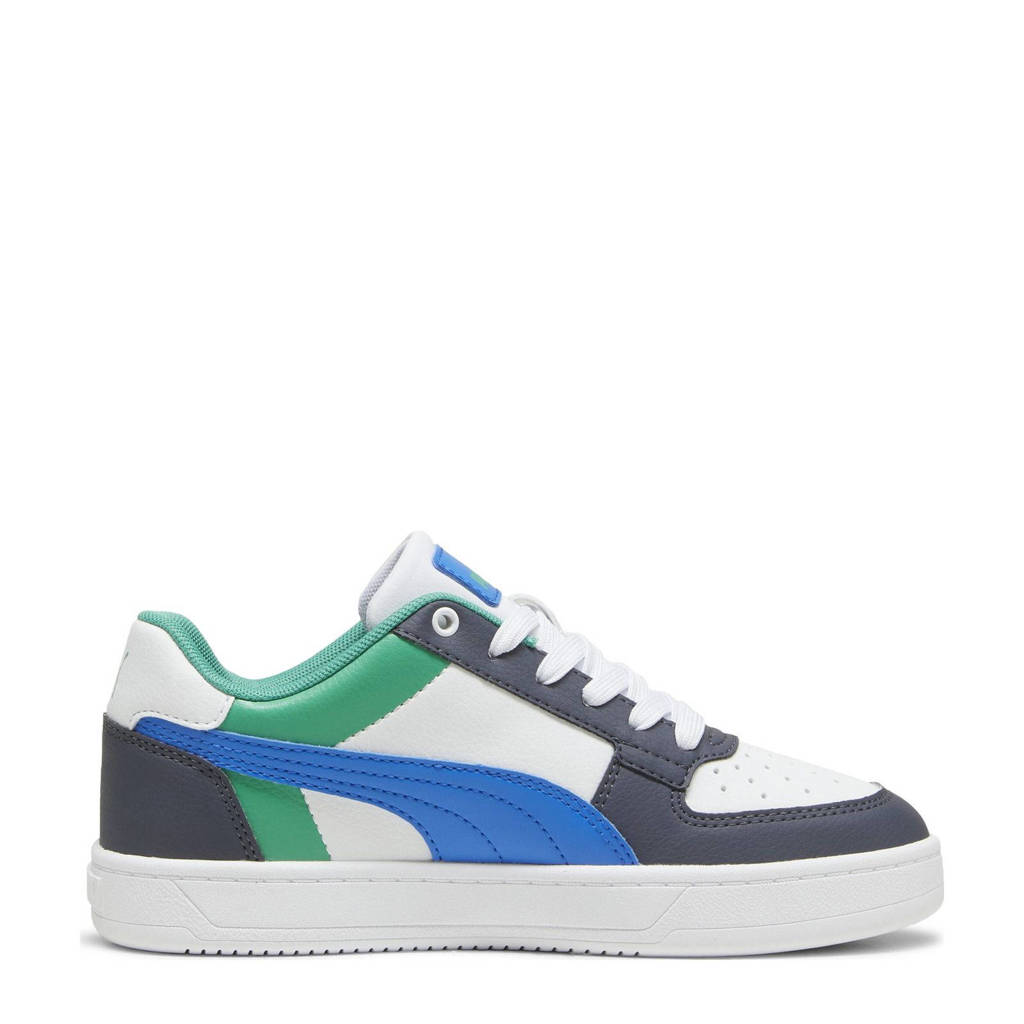 Caven 2.0 Blocksneakers wit-kobaltblauw-grijs