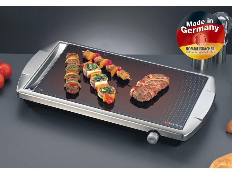 Rommelsbacher Tischgrill Ceran Grill CG 2303/E Tischgrill für Fleisch und Gemüse