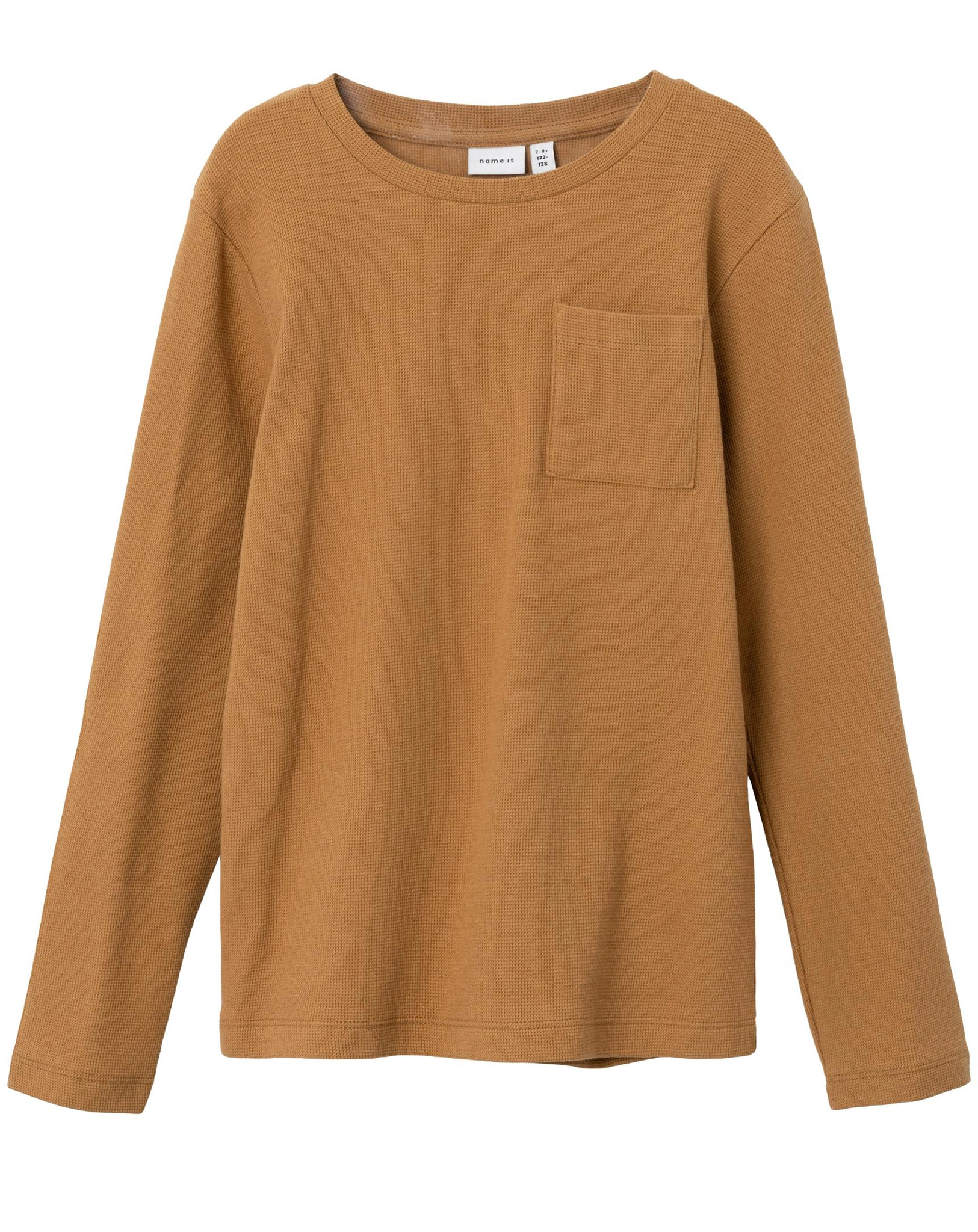 Langarmshirt NKMSNYSE STRUKTUR in bone brown