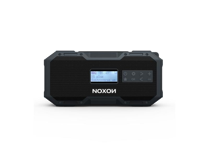 Noxon DAB  Radio Dynamo Solar 411 Anthrazit DAB  Notfunk mit Bluetooth