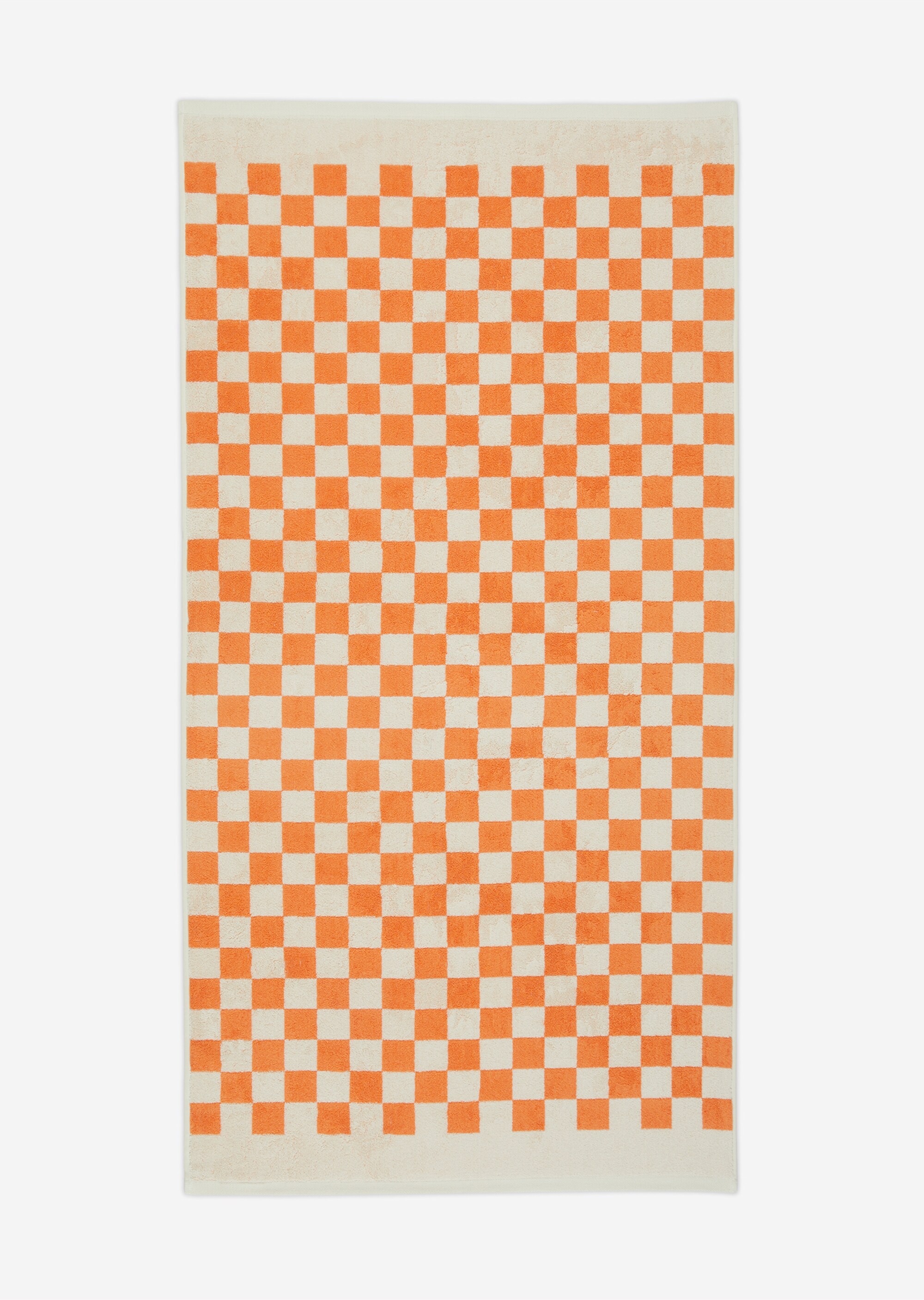 Gästehandtuch Modell CHECKER mit Jacquard-Karomuster