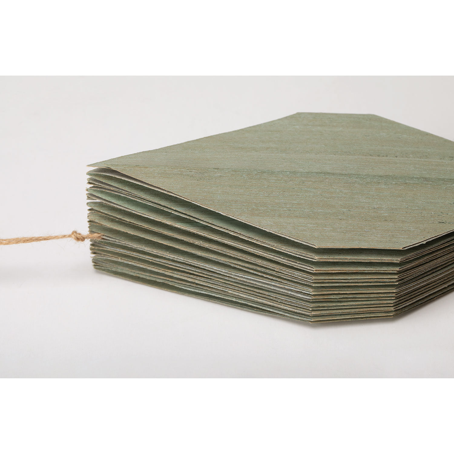 Sterne aus Recycing Papier, 2er-Set