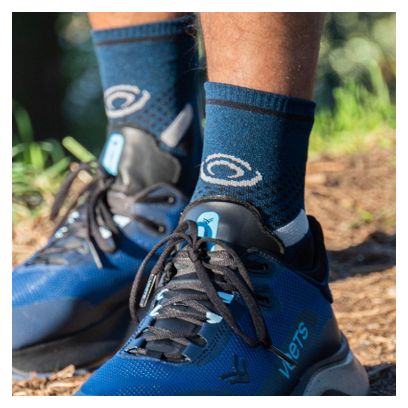 Chaussettes BV Sport Trail Ultra Mid Bleu/Gris