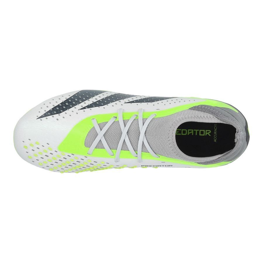 adidas Predator Accuracy .1 FG Crazyrush - Blanc/Noir/Lucid Lemon Enfant