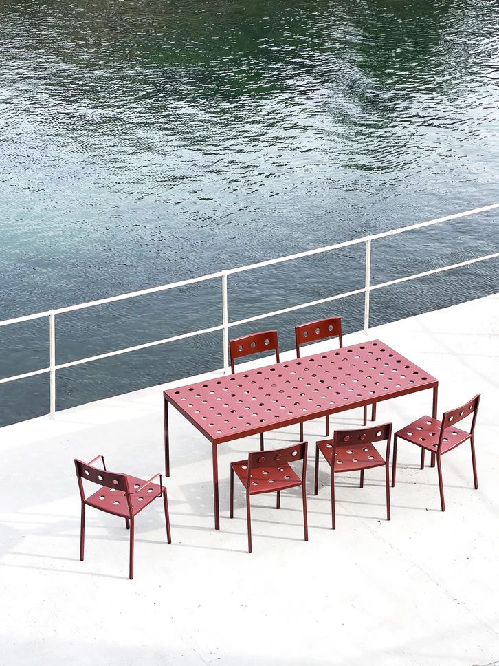 HAY  Balcony havebord, L190 cm. - Anthracite