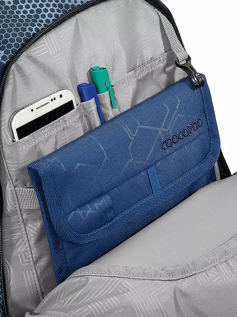 COOCAZOO Schulrucksack MATE GEOMETRIC SKY dunkelblau