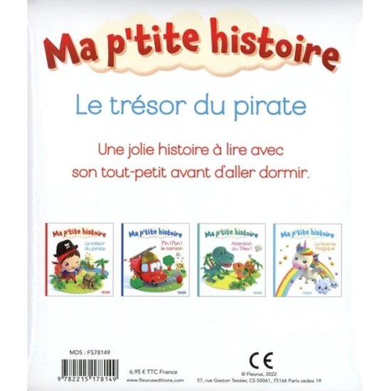 Ma P'tite Histoire   Le trésor du pirate        de               Fleurus