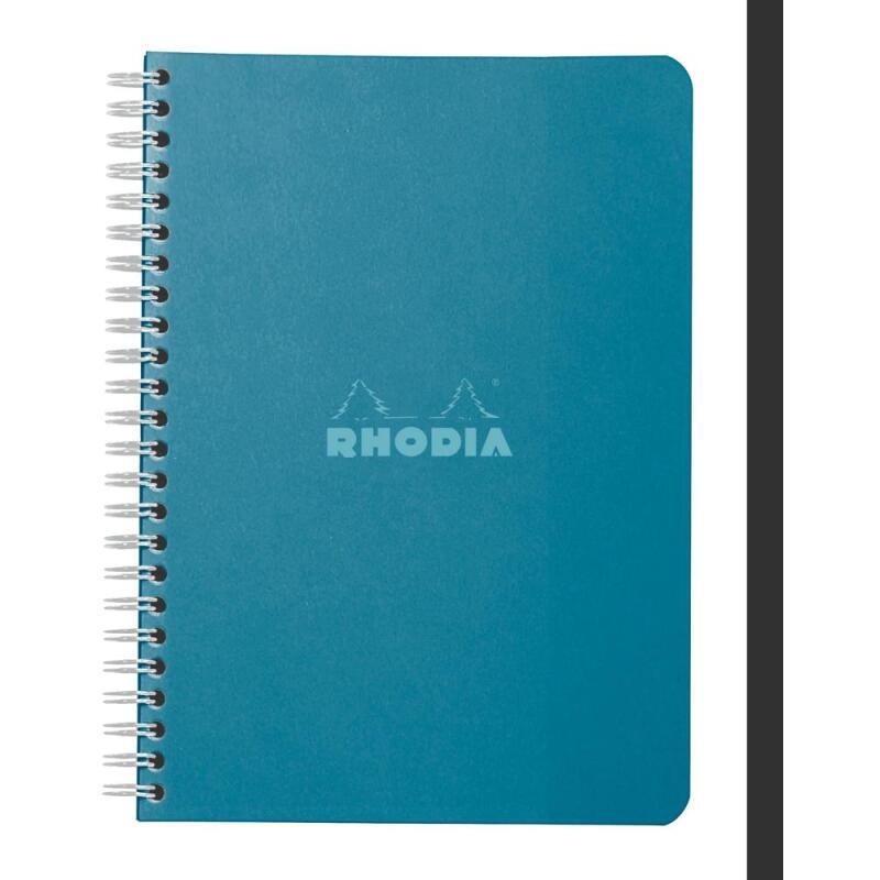 Carnet reliure intégrale Couleurs Paon 14,8 x 21 cm - Paon