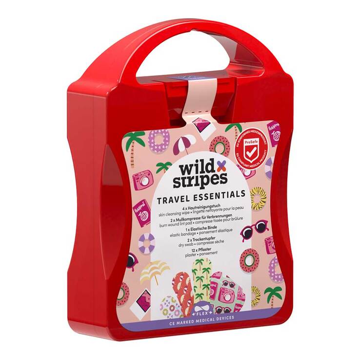 Wild Stripes Travel Essentials First Aid Kit, 21 St