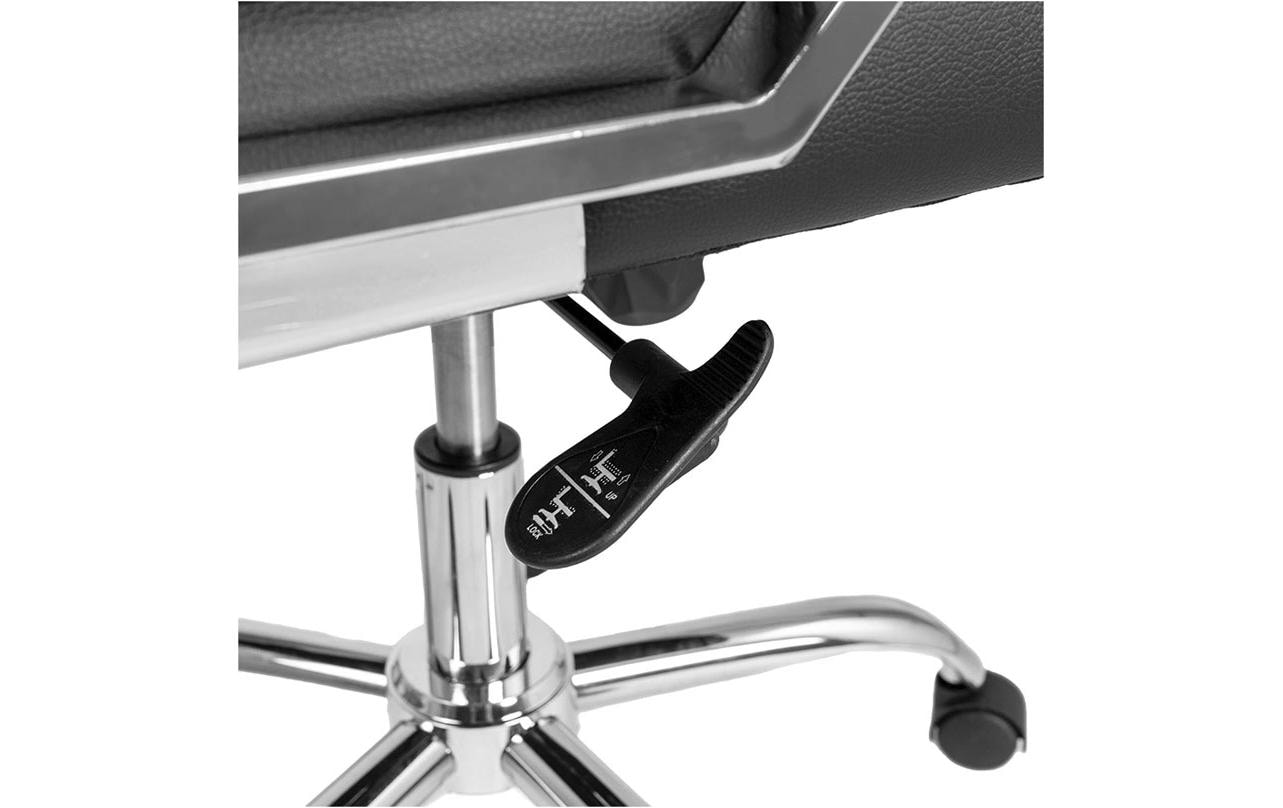 Bürostuhl Comfort Schwarz<br>Drehbarer Stuhl mit Armlehnen
