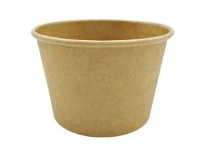 Papbæger Soup-To-Go 25 cl 8 oz Ø96x60 mm kraft/PE Brun,16 ps x 50 stk/krt