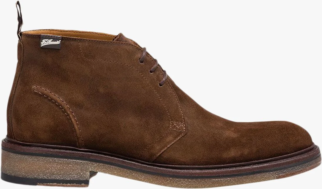 FLORIS VAN BOMMEL cognac floris van bommel veterschoenen sfm-50146