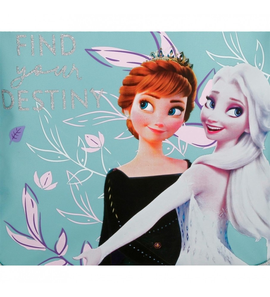 Estojo para lápis Joumma Bags Frozen Memories com três compartimentos, azul.