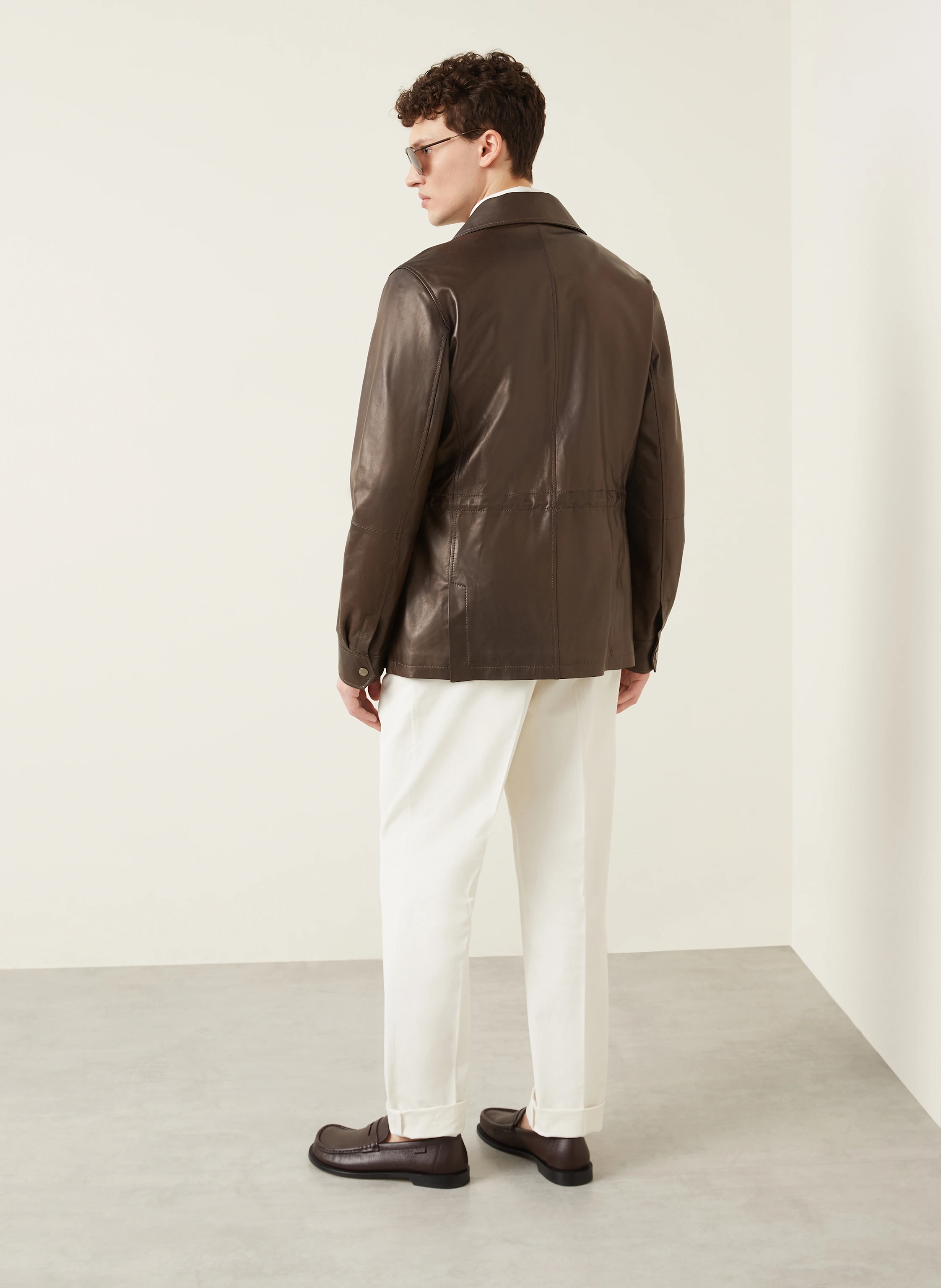 manzoni 24 Fieldjacket aus Leder