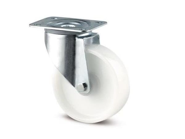 Hjul 160mm dreje 350kg nylon