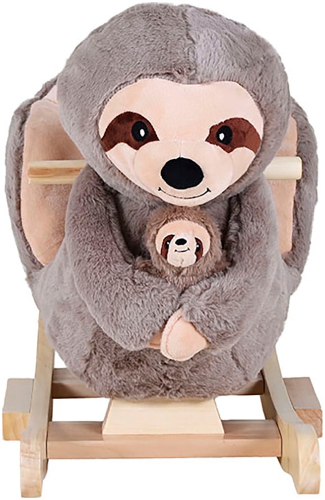 Knorrtoys® Schaukeltier »Faultier Luis« mit Plüsch-Faultierbaby