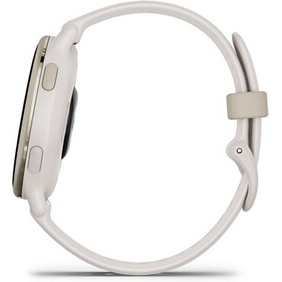 Montre connectée Garmin Vivoactive 5, Cream Gold avec bracelet ivoire