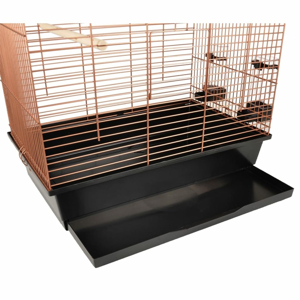 Cage à perruches klara 3 54x34x74,5 cm cuivre