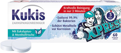 Kukis Zahnspangenreiniger Tabletten