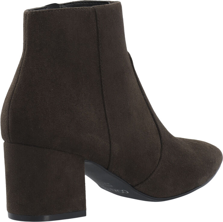 Bianco BIADEVIVED Ankle Boot Faux Suede Dark brown