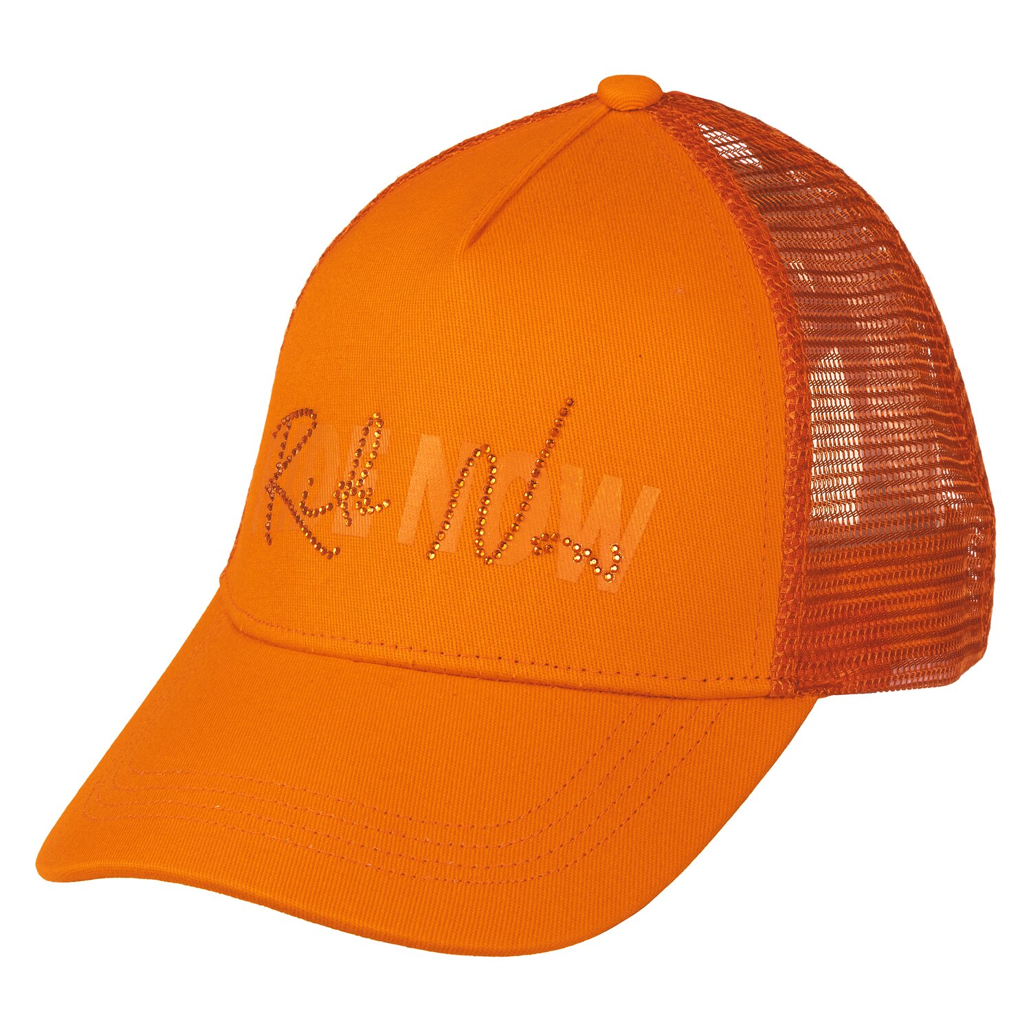 RIDE now Basecap mit Glitzersteinen - orange flame - Einheitsgröße