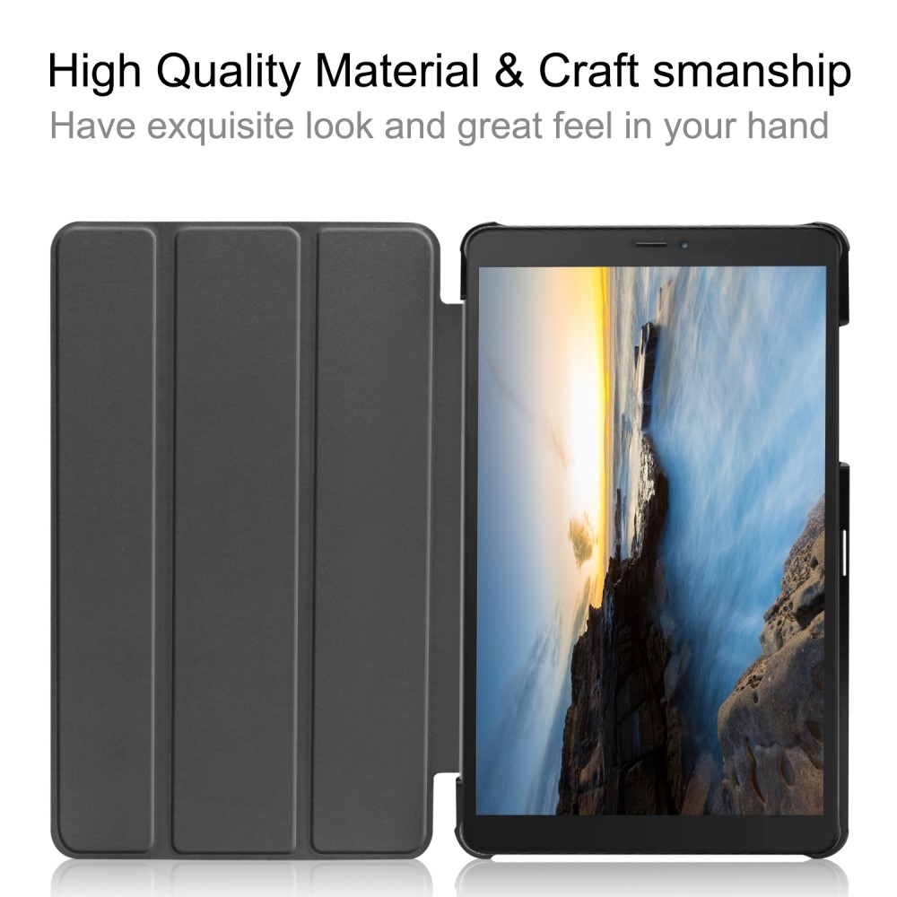 Samsung Galaxy Tab A 8.0 (2019) Leder Tasche Smart Cover Hülle - Dunkelblau