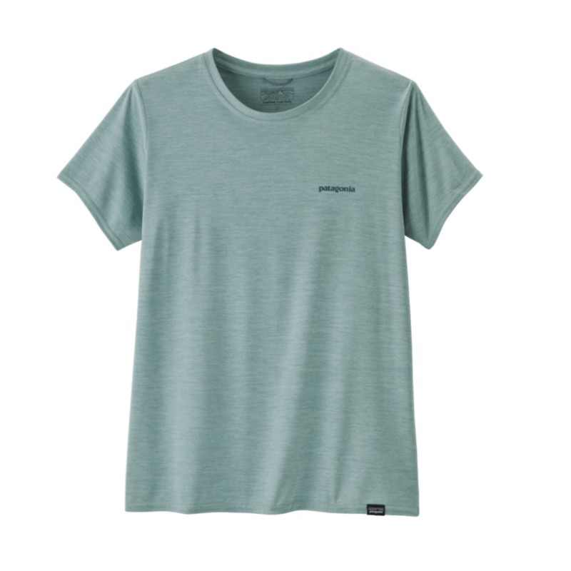 Wetshirt Manches Courtes Femme Patagonia Cap Cool Daily - Bleu Ciel - The Corner Shop