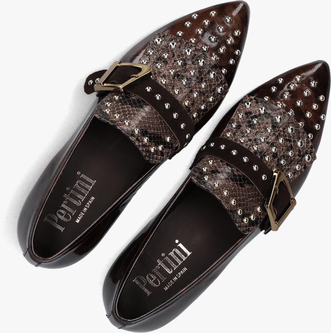 bruine pertini loafers 33065